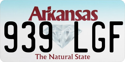 AR license plate 939LGF