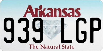 AR license plate 939LGP