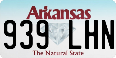 AR license plate 939LHN