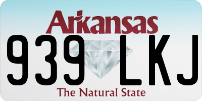 AR license plate 939LKJ