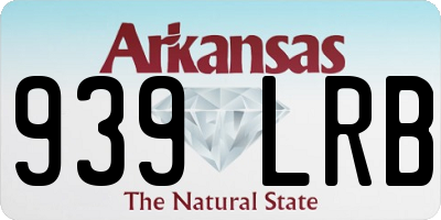 AR license plate 939LRB
