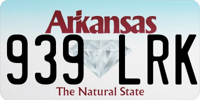 AR license plate 939LRK