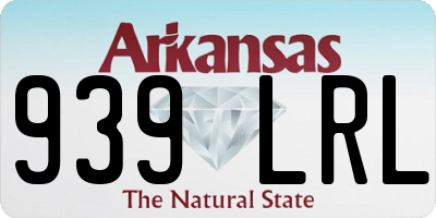AR license plate 939LRL
