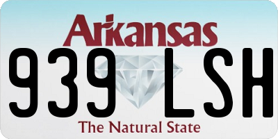 AR license plate 939LSH