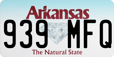 AR license plate 939MFQ