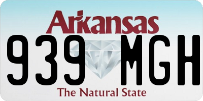 AR license plate 939MGH