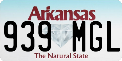 AR license plate 939MGL