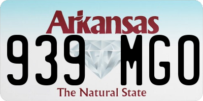 AR license plate 939MGO