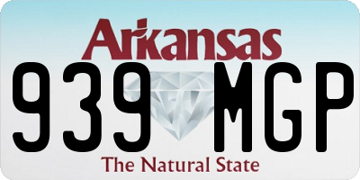 AR license plate 939MGP
