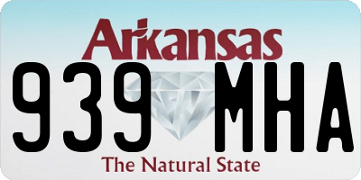 AR license plate 939MHA