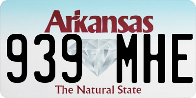 AR license plate 939MHE