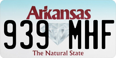 AR license plate 939MHF