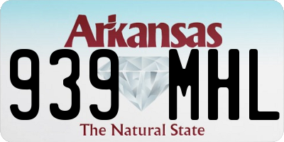 AR license plate 939MHL