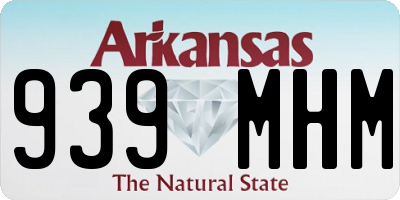 AR license plate 939MHM