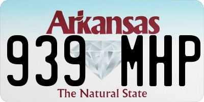 AR license plate 939MHP