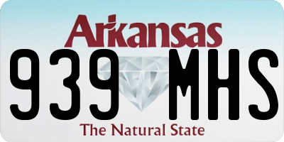 AR license plate 939MHS