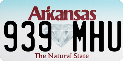 AR license plate 939MHU