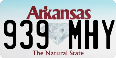AR license plate 939MHY