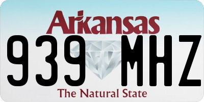 AR license plate 939MHZ