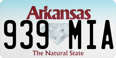 AR license plate 939MIA