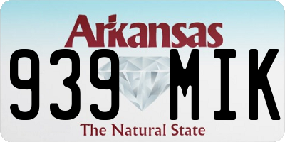 AR license plate 939MIK