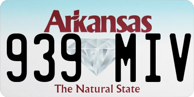 AR license plate 939MIV
