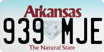 AR license plate 939MJE