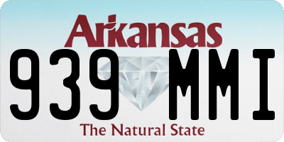 AR license plate 939MMI