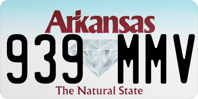 AR license plate 939MMV