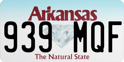 AR license plate 939MQF