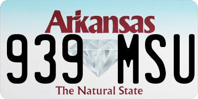 AR license plate 939MSU