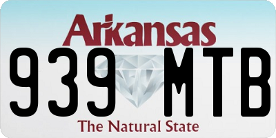 AR license plate 939MTB