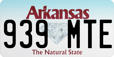 AR license plate 939MTE