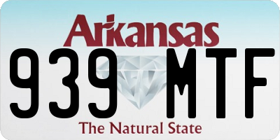 AR license plate 939MTF