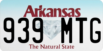 AR license plate 939MTG