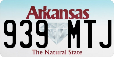 AR license plate 939MTJ