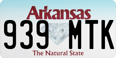 AR license plate 939MTK