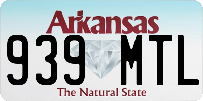 AR license plate 939MTL