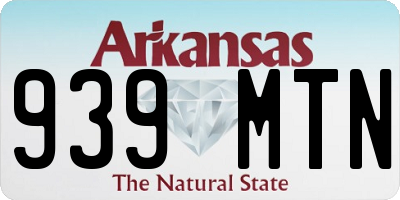 AR license plate 939MTN