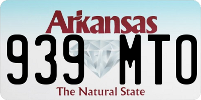AR license plate 939MTO