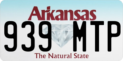 AR license plate 939MTP