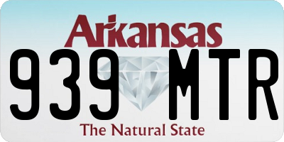 AR license plate 939MTR