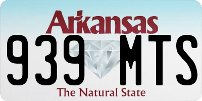 AR license plate 939MTS