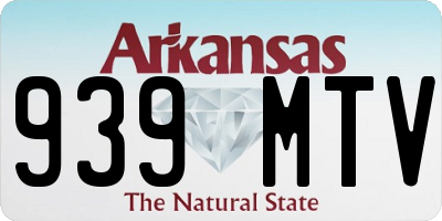 AR license plate 939MTV