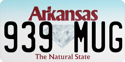 AR license plate 939MUG
