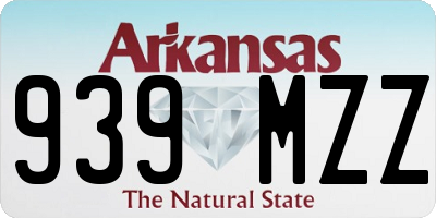 AR license plate 939MZZ