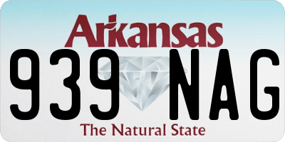 AR license plate 939NAG