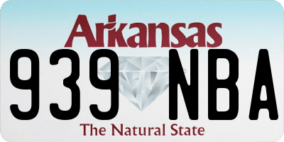 AR license plate 939NBA