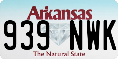 AR license plate 939NWK