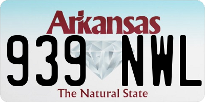 AR license plate 939NWL
